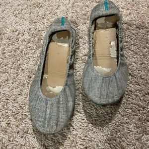 Grey Silverlake Tieks - size 9